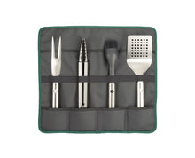 Load image into Gallery viewer, GrillOut™ 4-Piece Stainless-Steel BBQ Utensil Set with Storage Case