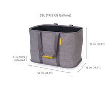 Load image into Gallery viewer, Hold-All™ Max Collapsible 55L Laundry Basket Grey
