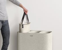 Load image into Gallery viewer, Tota Trio 90L Laundry Separation Basket - Ecru