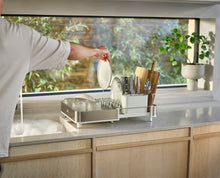Load image into Gallery viewer, Extend™ Steel Expandable Dish Drainer Stone