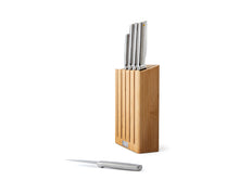 Load image into Gallery viewer, Elevate™ Steel Knives Bamboo 5-Piece Set