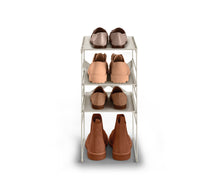 Load image into Gallery viewer, Level™ Adjustable Shoe Rack Ecru
