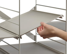 Load image into Gallery viewer, Level™ Plus Large Adjustable Shoe Rack Ecru