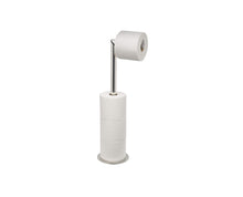 Load image into Gallery viewer, EasyStore™ Luxe 2-in-1 Stainless-Steel Toilet Roll Stand