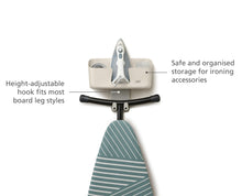 Load image into Gallery viewer, IronHub™ Wall-Mounted Iron Storage Caddy Ecru