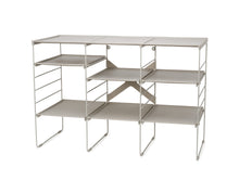 Load image into Gallery viewer, Level™ Plus Large Adjustable Shoe Rack Ecru