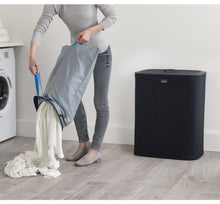 Load image into Gallery viewer, Tota 90L Laundry Separation Basket - Carbon Black