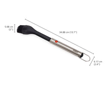 Load image into Gallery viewer, GrillOut™ Black BBQ Silicone Basting Brush with Extending Handle