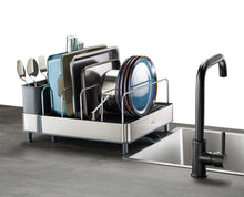 Load image into Gallery viewer, Extend™ Max Stainless-Steel Expandable Dish Drainer