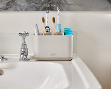 Load image into Gallery viewer, EasyStore™ Matt Ecru Toothbrush Holder Large