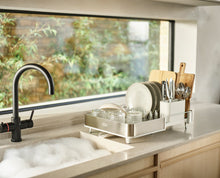 Load image into Gallery viewer, Extend™ Steel Expandable Dish Drainer Stone