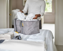 Load image into Gallery viewer, Hold-All™ Collapsible 35L Laundry Basket Grey