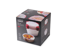 Load image into Gallery viewer, Nest™ Lock 4-Piece Red 1L Round Food Container Set