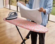 Load image into Gallery viewer, Glide Compact Easy-Store Ironing Board (110cm) - Peach Blossom