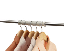Load image into Gallery viewer, Orderly™ Set of 2 Clothes Rail Spacer Ecru