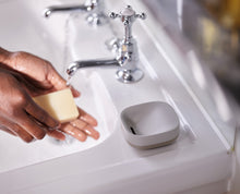 Load image into Gallery viewer, Slim™ Compact Matt Ecru Soap Dish