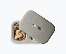 Load image into Gallery viewer, Tota Luxe 90L Ecru Laundry Separation Basket