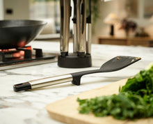 Load image into Gallery viewer, Elevate™ Fusion 5-piece Stainless-steel Utensil Set with Compact Stand