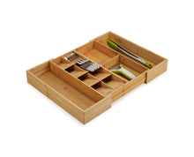 Load image into Gallery viewer, DrawerStore™ Bamboo Expanding Cutlery, Utensil & Gadgets Organiser