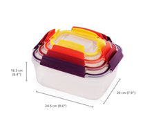Load image into Gallery viewer, Nest™ Lock 8-Piece Multicolour Mixed Food Container Set