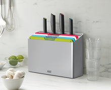 Load image into Gallery viewer, Folio™ Icon Plus Multicolour 8-piece Knife & Chopping Board Set