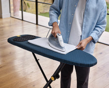 Load image into Gallery viewer, Glide Compact Plus Easy-Store Ironing Board with Advanced Cover (110cm) - Blue