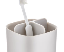 Load image into Gallery viewer, EasyStore™ Matt Ecru Toothbrush Holder