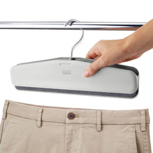 Load image into Gallery viewer, Orderly™ Easy-grip Set of 2 Skirt & Trouser Hangers Ecru