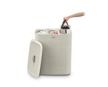 Load image into Gallery viewer, Tota Trio 90L Laundry Separation Basket - Ecru