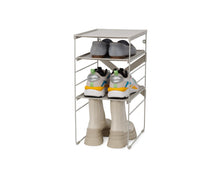 Load image into Gallery viewer, Level™ Adjustable Shoe Rack Ecru