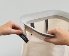 Load image into Gallery viewer, Tota Luxe 90L Ecru Laundry Separation Basket