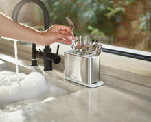 Load image into Gallery viewer, Surface™ Stainless-Steel Cutlery Drainer Stone