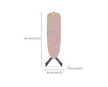 Load image into Gallery viewer, Glide Compact Easy-Store Ironing Board (110cm) - Peach Blossom