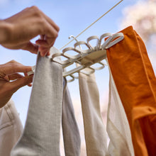 Load image into Gallery viewer, Petal™ 22Pc QuickGrip Drying Hanger Ecru
