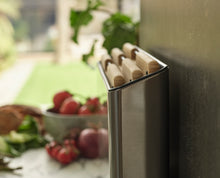 Load image into Gallery viewer, Folio™ Steel Bamboo 3-piece Chopping Board Set