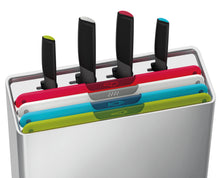 Load image into Gallery viewer, Folio™ Icon Plus Multicolour 8-piece Knife & Chopping Board Set