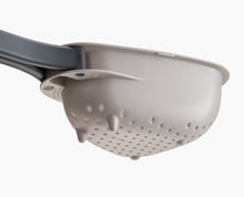 Load image into Gallery viewer, Droplet Mini White Colander with Folding Handle