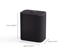 Load image into Gallery viewer, Tota Trio Luxe 90L Laundry Basket Black