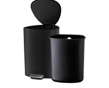 Load image into Gallery viewer, EasyStore™ Matt Black Pedal Bin 5L