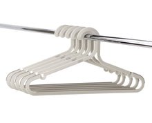 Load image into Gallery viewer, Orderly™ Set of 5 Anti-Tangle Clothes Hangers Ecru