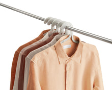 Load image into Gallery viewer, Orderly™ Set of 5 Anti-Tangle Clothes Hangers Ecru