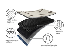 Load image into Gallery viewer, Glide Plus Easy-Store Ironing Board with Advanced Cover (130cm) - Ecru Scatter