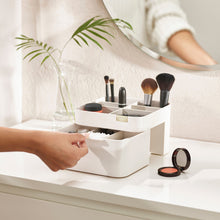 Load image into Gallery viewer, Make Me Up Compact Mirror & Makeup Organiser Set