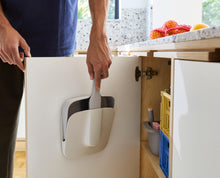 Load image into Gallery viewer, CleanTech™ Wall-Mounted Dustpan & Brush Set