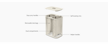 Load image into Gallery viewer, Tota 90L Laundry Separation Basket - Ecru