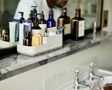 Load image into Gallery viewer, EasyStore™ Matt Ecru Bathroom Storage Caddy