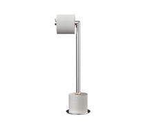 Load image into Gallery viewer, EasyStore™ Luxe 2-in-1 Stainless-Steel Toilet Roll Stand