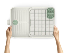Load image into Gallery viewer, Extend™ Expandable Dish Drainer - Stone/ Green