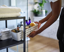 Load image into Gallery viewer, EasyStore™ Ecru Bathroom Storage Basket Slimline