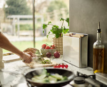 Load image into Gallery viewer, Folio™ Steel Bamboo 3-piece Chopping Board Set